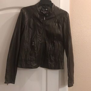 Faux Leather Jacket